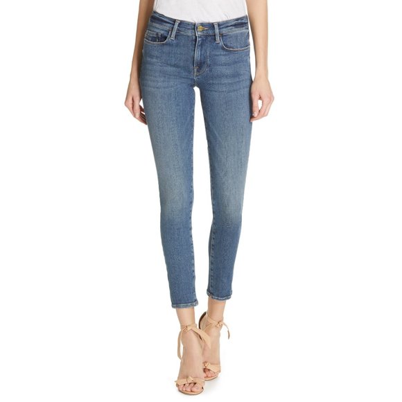 *Flawed* Frame | Le Skinny De Jeanne Ankle Skinny Jeans In Maje
